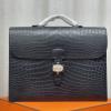 HE104838EWYBK-063　エルメス HERMES 2023最新入荷 サック ア デペッシュ 38 ブリーフケース トートバッグ ハンドバッグ メンズかばん ビジネスバッグ クロコ革