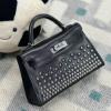 HKLS19DNYBK-063　エルメス HERMES 2023最新入荷 sellier cloute ミニ ケリー トップハンドルバッグ トートバッグ ハンドバッグ 2way 斜め掛け ショルダーバッグ