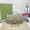 GG739722BXS-057　グッチ GUCCI 2023年最新入荷 PETITE GG ミニ チェーンポーチ 斜め掛け ショルダーバッグ クロスボディバッグ レディースかばん