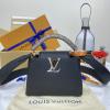 M55921-057　ルイヴィトン LOUISVUITTON 2023年最新入荷 カプシーヌ BB トップハンドルバッグ トートバッグ 2way ショルダーバッグ クロスボディ レディースかばん