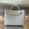 BOV766016QH-aj　ボッテガヴェネタ BOTTEGAVENETA 2023年最新入荷 ミディアム アンディアーモ トップハンドルバッグ トートバッグ ハンドバッグ