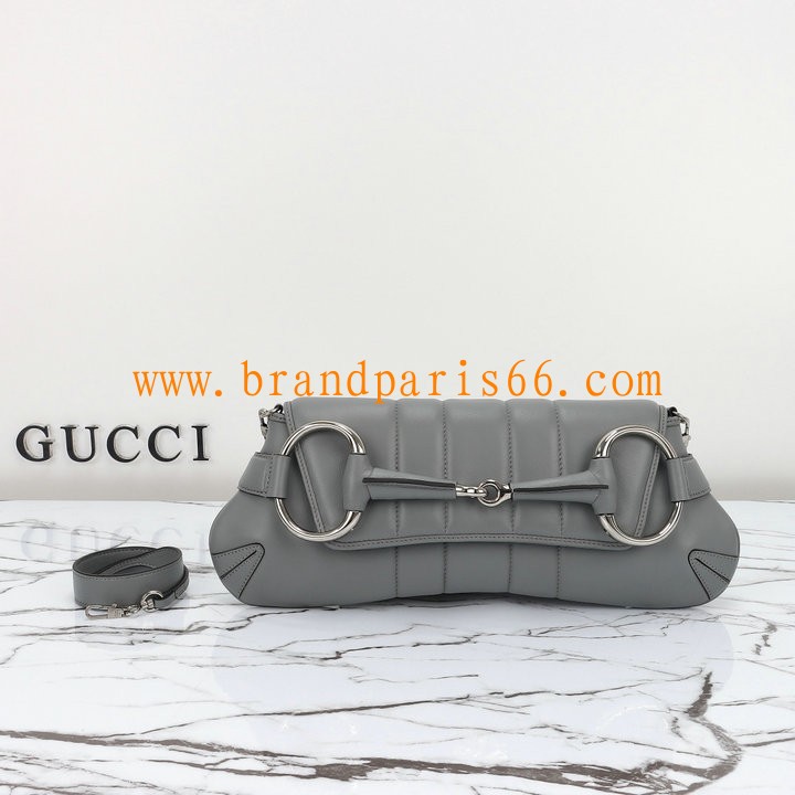 GG764255PHS-057　グッチ GUCCI 2023年最新入荷 ホースビットチェーン ミディアム ショルダーバッグ ホーボーバッグ ハンドバッグ