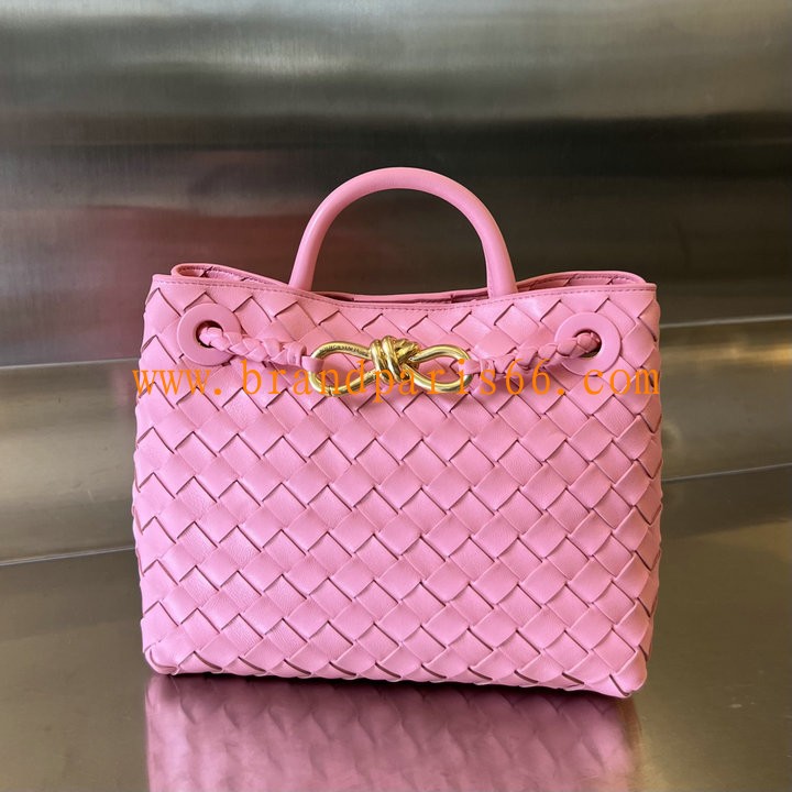 BOV743568YF-aj　ボッテガヴェネタ BOTTEGAVENETA 2023年最新入荷 スモール アンディアーモ トップハンドルバッグ トートバッグ ハンドバッグ