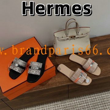 HEJ23009P-26　エルメス HERMES 2023年秋冬最新入荷 フラットミュール レディースサンダル スリッパ ケリーバックル