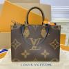 M45321-057　ルイヴィトン LOUISVUITTON 2019年最新入荷 オンザゴー MM ハンドバッグ トートバッグ ママバッグ ショッピングバッグ