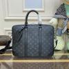 M46457-057　ルイヴィトン LOUISVUITTON 2023年最新入荷 ポルト ドキュマン ヴォワヤージュ ブリーフケーストートバッグ ハンドバッグ ビジネスバッグ メンズかばん ショルダーバッグ