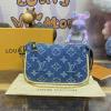 M82960-057　ルイヴィトン LOUISVUITTON 2023年最新入荷 LV リミックス ミニ ポシェット アクセソワール チェーンポーチ クラッチバッグ ショルダーバッグ