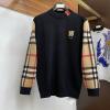 MYBR24001-JS　バーバリー BURBERRY 2024年春夏最新入荷 クルーネック セーター ロングスリーブ ウールニット カジュアル トップス 長袖