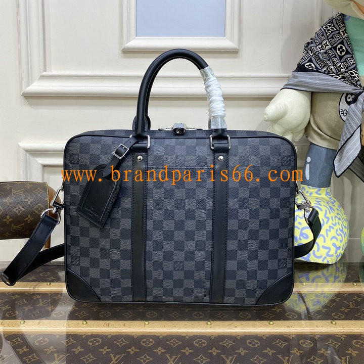N40445-057　ルイヴィトン LOUISVUITTON 2023年最新入荷 ポルト ドキュマン ヴォワヤージュ ブリーフケーストートバッグ ハンドバッグ ビジネスバッグ メンズかばん ショルダーバッグ