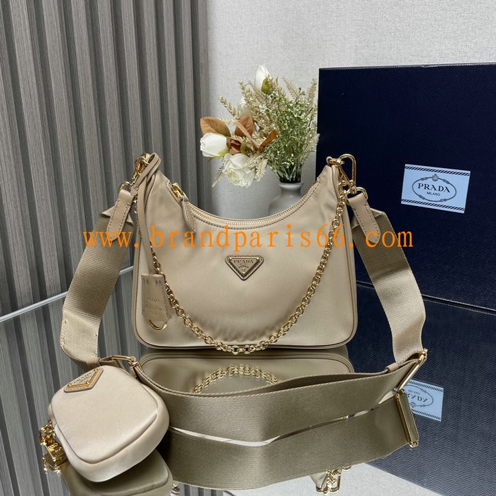 PD1BH204PXS-GH　プラダ PRADA 2023年最新入荷 Re-Edition 2005 ミニバッグ 斜め掛け ショルダーバッグ クロスボディバッグ