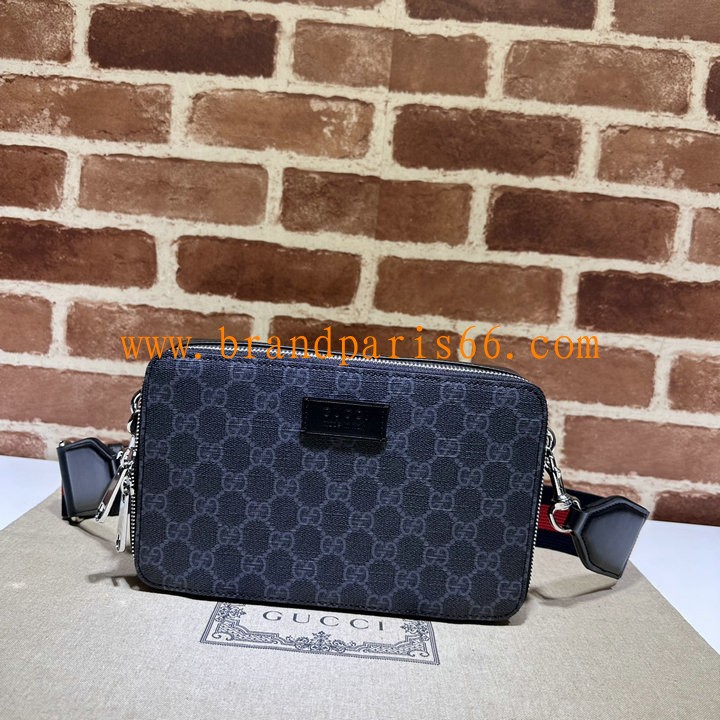 GG774161BQL-057　GUCCI グッチ 2023年最新入荷 GG クロスボディバッグ 斜め掛け ショルダーバッグ メンズかばん