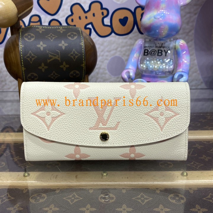 M82341F-057　ルイヴィトン LOUISVUITTON 2023年最新入荷 ポルトフォイユ エミリー ロングウォレット 二つ折り長財布 モノグラム アンプラント レザー