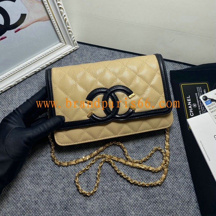 CH82003PXK-CC　シャネル CHANEL 2023年最新入荷 チェーンウォレット 斜め掛け ショルダーバッグ クロスボディバッグ 