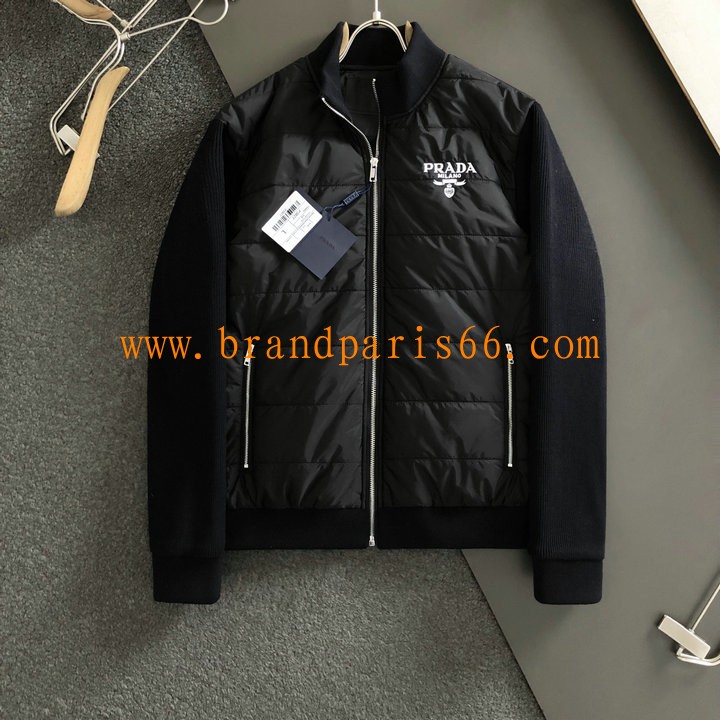 WTPD24002-JS　プラダ PRADA 2024年春夏最新入荷 ロングスリーブ ダウンジャケット パファー コート ファスナー開閉式 トップスコート 長袖