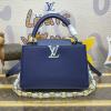 M23199-057　ルイヴィトン LOUISVUITTON 2024年最新入荷 カプシーヌ PM トップハンドルバッグ トートバッグ 2way ショルダーバッグ クロスボディ レディースかばん