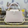 M23363Z-057　ルイヴィトン LOUISVUITTON 2024年最新入荷 カプシーヌ PM トップハンドルバッグ トートバッグ 2way ショルダーバッグ クロスボディ レディースかばん