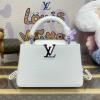 M48865B-057　ルイヴィトン LOUISVUITTON 2024年最新入荷 カプシーヌ MINI トップハンドルバッグ トートバッグ 2way ショルダーバッグ クロスボディ レディースかばん