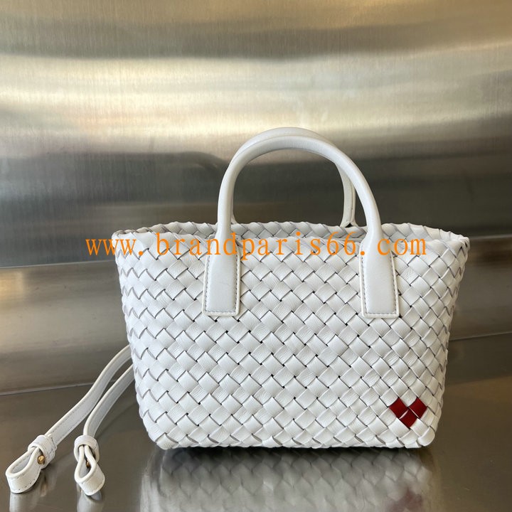BOV709464PBR-aj　ボッテガヴェネタ BOTTEGAVENETA 2024年最新入荷 ミニ カバ トートバッグ トップハンドルバッグ ハンドバッグ 2way 斜め掛け ショルダーバッグ 