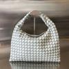 BOV777584PBH-aj　ボッテガヴェネタ BOTTEGAVENETA 2024年最新入荷 スモール ホップ ホーボーバッグ トートバッグ ハンドバッグ クロスボディバッグ