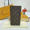 M66540-057　ルイヴィトン LOUISVUITTON 2021年最新入荷 ポルトフォイユ ブラザ 二つ折り長財布 ロングウォレット カードポケット 札入れ