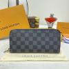 N63095-057　ルイヴィトン LOUISVUITTON 2021年最新入荷 ジッピーウォレット ヴェルティカル ファスナー長財布 カードケース 札入れ ダミエグラフィットキャンパス