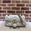 GG443497PBS-057　グッチ GUCCI 2024年最新入荷 GGマーモント 斜め掛け ョルダーバッグ フラップバッグ クロスボディバッグ