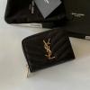 YSLS19001JBK-GH　イヴサンローラン Saint laurent YSL 2019年最新入荷ジップウォレット ファスナー短財布 コインケース付き カードケース付き