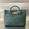 BOV766016SG-aj　ボッテガヴェネタ BOTTEGAVENETA 2024年最新入荷 ミディアム アンディアーモ トップハンドルバッグ トートバッグ ハンドバッグ