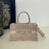 CD5573LHFS-99　クリスチャンディオール CHRISTIAN DIOR 2024年最新入荷 Book Tote ブック トートバッグ ミニ ストラップ付き ハンドバッグ 2way ショルダーバッグ