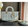 CD9250PQL-99　クリスチャンディオール CHRISTIAN DIOR 2024年最新入荷 D-ジョイ ミディアムバッグ トートバッグ 2way 斜め掛け ショルダーバッグ クロスボディバッグ