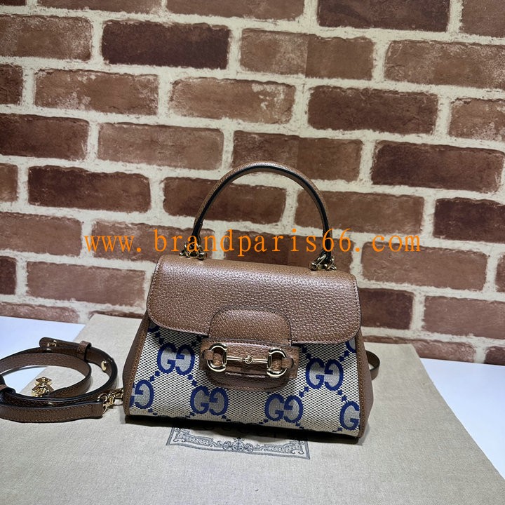 GG703848BXL-057　グッチ GUCCI 2024年最新入荷 ホースビット 1955 ミニバッグ トートバッグ ハンドバッグ 斜め掛け ショルダーバッグ クロスボディバッグ