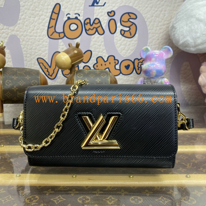 M24549-057　ルイヴィトン LOUISVUITTON 2024年最新入荷 ツイスト WEST チェーンポーチ 斜め掛け ショルダーバッグ クロスボディバッグ ウィメンズバッグ エピレザー