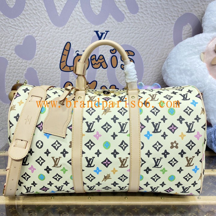 M25233-057　ルイヴィトン LOUISVUITTON 2024年最新入荷 キーポル バンドリエール 50 トートバッグ 旅行かばん トラベルバッグボストンバッグ ショルダーバッグ