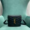 YSL710080BK-99　イヴサンローラン Saint laurent YSL 2024年最新入荷 JUNE BOX ミニバッグ 斜め掛け ショルダーバッグ クロスボディバッグ レディースかばん