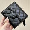 CH82288YYBK-CC　シャネル CHANEL 2024年最新入荷 ショートウォレット 三つ折り短財布 カード入れ 札入れ 小銭入れ