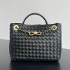 BOV786009BK-aj　ボッテガヴェネタ BOTTEGAVENETA 2024年最新入荷 スモール チェーン アンディアーモ トップハンドルバッグ トートバッグ ハンドバッグ