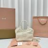 MM5BA284RQH-99　ミュウミュウ MIUMIU 2024年最新入荷 トップハンドルバッグ トートバッグ ハンドバッグ ホーボーバッグ レディースかばん