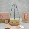 MM5DN006XS-99　ミュウミュウ MIUMIU 2024年最新入荷 ストラップ付 ショルダーバッグ ロングウォレット ポーチ レディスーかばん クロスボディバッグ