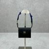 MM5MT025BK-99　ミュウミュウ MIUMIU 2024年最新入荷 ストラップ付 ミニ ショルダーバッグ ショートウォレット ポーチ レディスーかばん クロスボディバッグ