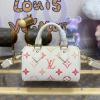 M83452-057　ルイヴィトン LOUISVUITTON 2024年最新入荷 ナノ スピーディ ボストンバッグ トートバッグ ショルダーバッグ レディースかばん