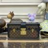 M46120-057　ルイヴィトン LOUISVUITTON 2024年最新入荷 プティット マル トランクバッグ 斜め掛け ショルダーバッグ クロスボディバッグ スクエアバッグ レディースかばん