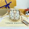 M83453-057　ルイヴィトン LOUISVUITTON 2024年最新入荷 ナノ ノエ バケットバッグ ショルダーバッグ トートバッグ ドローストリングバッグ レディースかばん