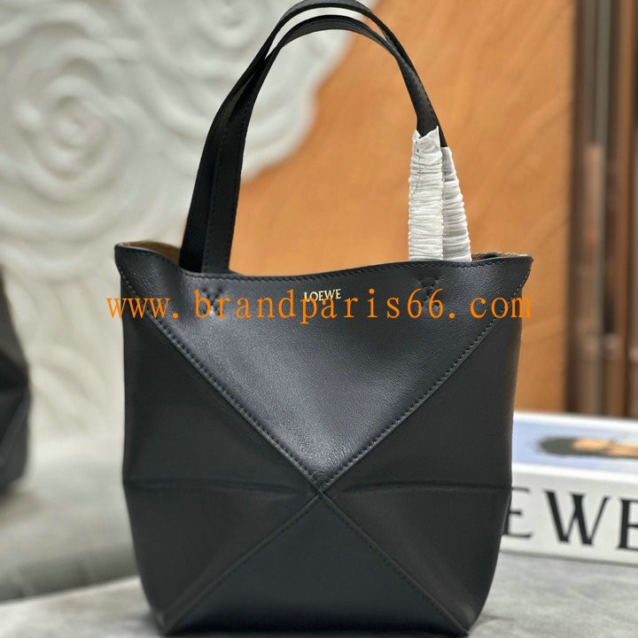 LE1763QBK-GH　ロエベ LOEWE 2024年最新入荷 パズルフォルド スモール トートバッグ ハンドバッグ シャイニーカーフ