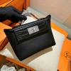 HE2424TEYBK-063　エルメス HERMES 2024年最新入荷 ミニケリー 2424 トップハンドルバッグ トートバッグ 2way ショルダーバッグ レディースかばん