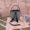 MM5BE085ZBK-99　ミュウミュウ MIUMIU 2024年最新入荷 バケットバッグ トートバッグ 斜め掛け ショルダーバッグ クロスボディバッグ レディースかばん