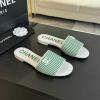 CHJ24022G-26　シャネル CHANEL 2024年最新入荷 フラットスリッパ レディースシューズ カジュアルミュール サンダル
