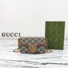 GG783141BLZ-057　グッチ GUCCI 2024年最新作 チェーンポーチ 斜め掛け ショルダーバッグ クロスボディバッグ レディースかばん