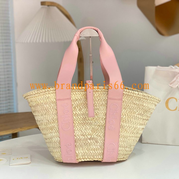 CLE23380FH-99　クロエ CHLOE 2024年最新入荷 ラージ woody バスケットバッグ トートバッグ ハンドバッグ ショッピングバッグ 旅行かばん レディースかばん