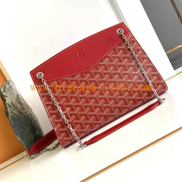 GY8818RD-BX　ゴヤール GOYARD 2024年新色入荷 ルエット ストラクチャード PM 斜め掛け ショルダーバッグ クロスボディバッグ
