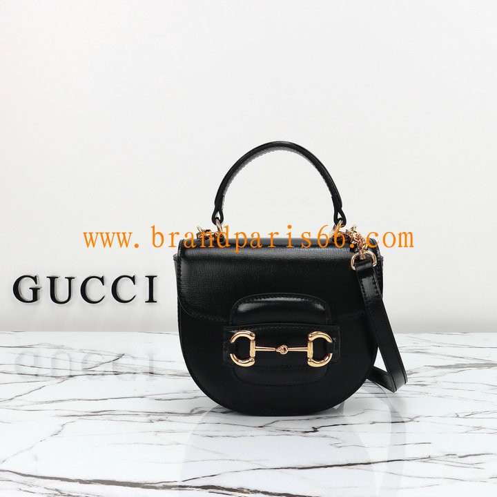 GG781387PBK-057　グッチ GUCCI 2024年最新作 ホースビット 1955 ミニ トップハンドルバッグ 斜め掛け ショルダーバッグ クロスボディバッグ